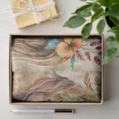 BOHO HORSES FLORAL DECOUPAGE TISSUEPAPIER (Geschenk)