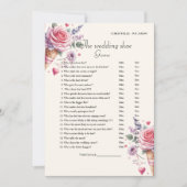 Boho Ice Cream Bruiloft schoen spel partij spel Ka Aankondiging (Voorkant)