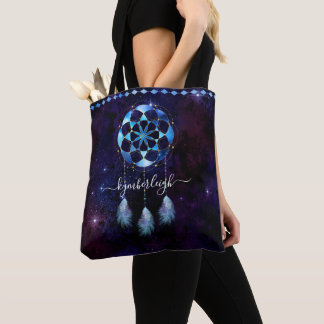 Boho Indigo Tribal Celestial Mandala Drocatcher Draagtas