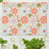 Boho Inspiré Floral Pattern Serviette de cuisine (Plié)
