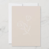 Boho Inspiré Mothers Day Brunch Invitation (Dos)