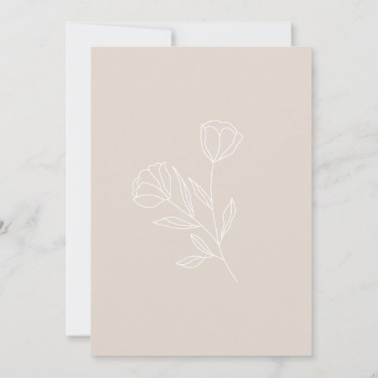 Boho Inspiré Mothers Day Brunch Invitation (Dos)