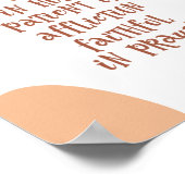 Boho Inspirerend Christelijke Bijbel Verse Regenbo Poster (Hoek)