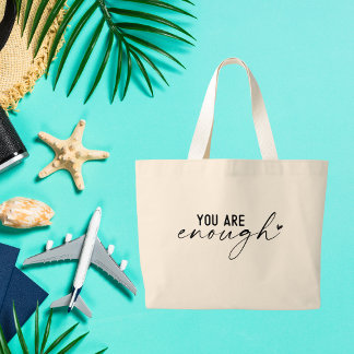 Boho Inspirerend quotes Grote Tote Bag