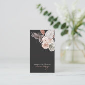 Boho Interieurontwerper Rozen Pampas Grass Visitekaartje (Staand voorkant)