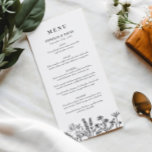 Boho Jardin Fleur sauvage Mariage Accueil Menu<br><div class="desc">Boho Jardin Fleur sauvage Mariage Accueil Menu</div>