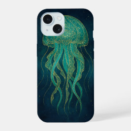 Boho Jellyfish iPhone 15 Hoesje