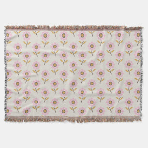 Boho Jeter la couverture avec le Motif folklorique