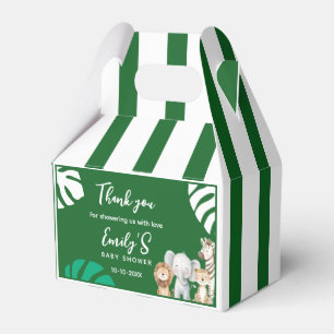 Boho Jungle Feest Baby Shower Favor Doos Bedankdoosjes