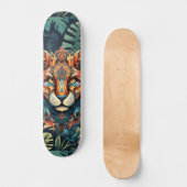 Boho Jungle Tiger Skateboard (Recto)
