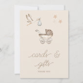 Boho Kaarten geeft geslachtsneutraal Baby shower t (Voorkant)