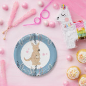 Boho Kangaroo Baby shower Paper Bord (Feest)