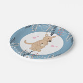 Boho Kangaroo Baby shower Paper Bord (Gekanteld)