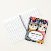 Boho Katten Compositie Notitieboek (Binnen)