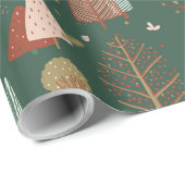 Boho kerst cadeaupapier (Rol Hoek)