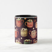 Boho Kerst Warme Chocolade Mok (Midden)