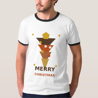 Boho Kerstboom, Retro Aardse Feestdagen T-shirt
