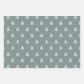 Boho Kerstfeestvieren Inpakpapier Vel (Voorkant 3)