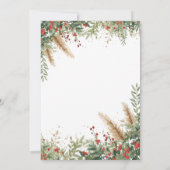 Boho kerstKaart Kaart (Achterkant)