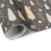 Boho Kerstmis Cadeaupapier (Rol Hoek)