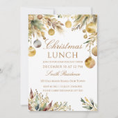 Boho Kerstmis lunchpartij waterverf Kaart (Voorkant)