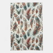 Boho Kerstmis Theedoek (Verticaal)