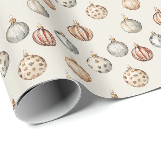 Boho Kerstversieringen Warm Winter Cadeaupapier (Rol Hoek)