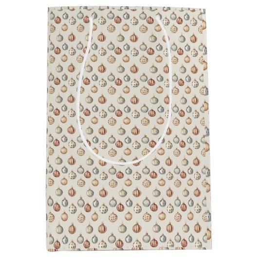 Boho Kerstversieringen Warm Winter Medium Cadeauzakje (Voorkant)