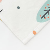 Boho Kinder auto's, bomen en wolkenpatronen Fleece Deken (Hoek)