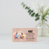 Boho kinderopvang visitekaartje (Staand voorkant)