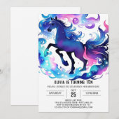 Boho Kinderverjaardag Pony Kaart (Voorkant / Achterkant)