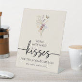 Boho Kisses Bord Reclamebord Met Voetstuk (Insitu)
