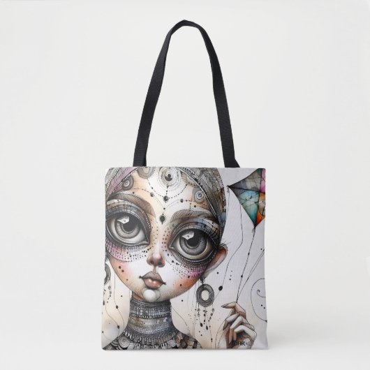 Boho Kite Canvas tas van DAKimage (Voorkant)