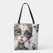 Boho Kite Canvas tas van DAKimage (Achterkant)