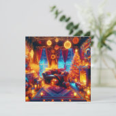 Boho Kitsch Woonkamer Kerstmis (Staand voorkant)