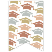 Boho Klasse van Twee Foto Afstuderen Vlaggetjes (Eerste vlag)