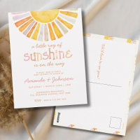 Boho Kleine Straal van Zonneschijn Baby Shower