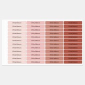 Boho kleur Kinder waterdichte naamlabels Labels (Vel)