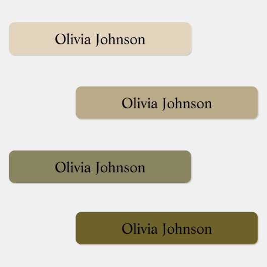 Boho kleur Kinder waterdichte naamlabels Labels (Groep)