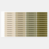 Boho kleur Kinder waterdichte naamlabels Labels (Vel)