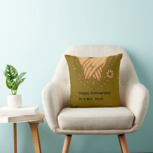 Boho Koppel Jubileum Cadeau Kussen
