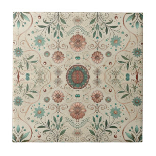 Boho Kruiden Klein Patroon Tegeltje