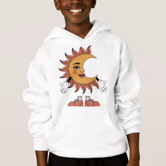 Boho kunst zon en maan