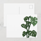 Boho kunstblad briefkaart (Voorkant / Achterkant)