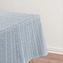 Boho Kust Pijl Streep Geometrisch Stof Blauw Tafelkleed