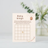 Boho kwekerij Baby bingo. (Staand voorkant)