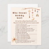 Boho-kwekerij die het beste spel voor mama kent. (Voorkant / Achterkant)