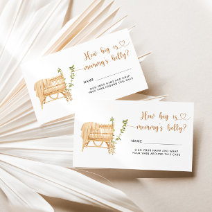 Boho kwekerij hoe groot mama's buikomheining is informatiekaartje