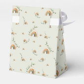 Boho kwekerij meisje outfit dank u bedankdoosjes (Achterkant)