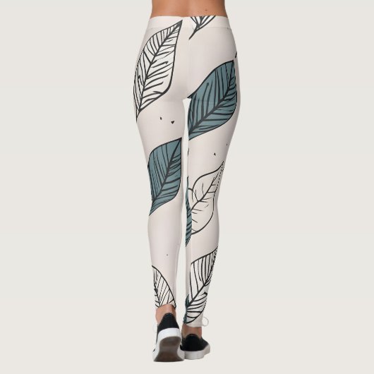Boho laat kunst leggings (Achterkant)